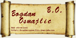 Bogdan Osmajlić vizit kartica